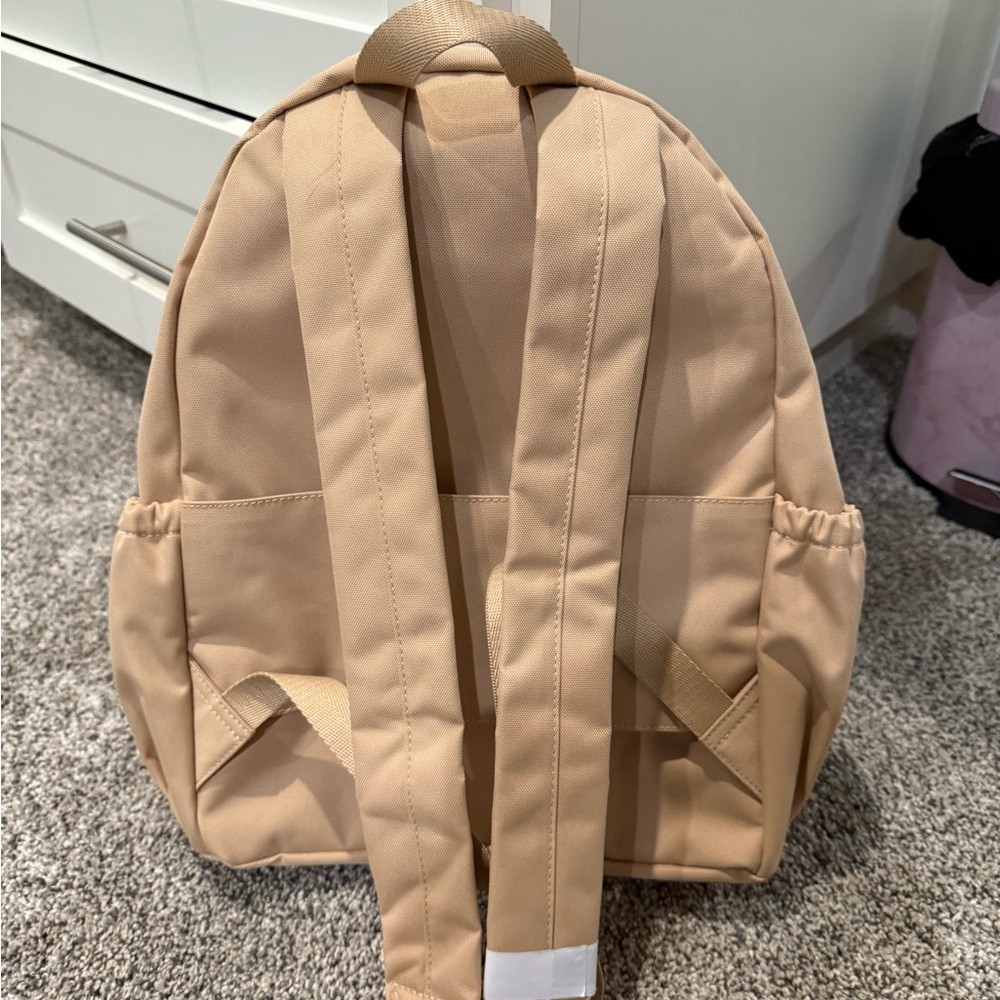 BEIS Beige Everyday Backpack.  Used a few times - Picture 2 of 13
